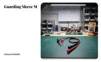 2 Pieces Universal Type 2mm Plug Test Hook Push-in Connection Multimeter Test Hook Lead Non-Slip Grip for Students, Testing Facility Oratory