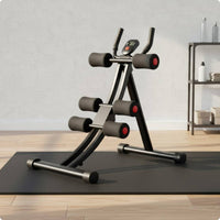 Ab Contraction Thick Steel Frame Abdominal Long Ranges Motion Stomach Workout Machine for Home Gym