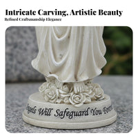 Praying Angel Statue Vase Commemorative Gift Praying Blossom Holder Weather-Resistant Resin Gravesite Vase for Gravesite