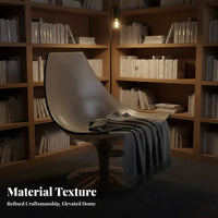 Dome-Shaped Dome Chair Light Luxury Upholstered Armchair Nordic Inspired Crafted Aesthetic for Interior Designers