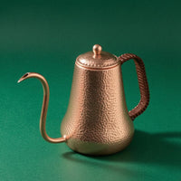 Gooseneck Coffee Pot Long Spout Copper Coffee Pot Domed Lid Kitchenware