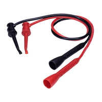 2 Pieces Universal Type 2mm Plug Test Hook Push-in Connection Multimeter Test Hook Lead Non-Slip Grip for Students, Testing Facility Oratory