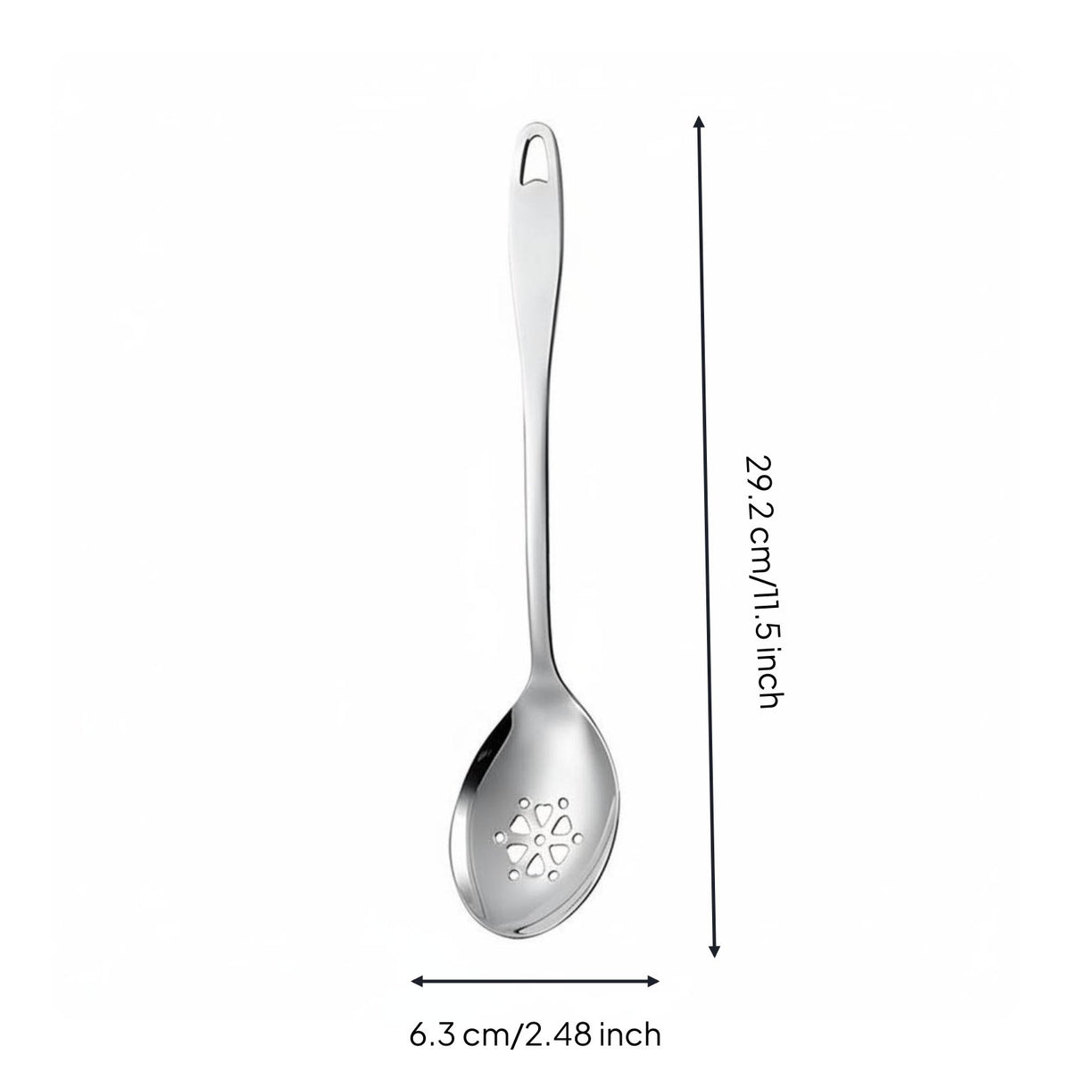 Stainless Steel Serving Spoon Easy to Clean Buffet Serving Utensils Dishwasher for Cafeteria