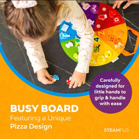 Montessori Sensory Board Toddler Felt Learning Busy Board Hand-Eye Coordination Toy