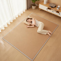 Summer Ice Rattan Mat Double-Sided Tatami Mattress Floor Mat Balcony Bedside Carpet Sleeping Pad Soft Mat
