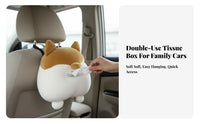 Cartoon Hanging Vehicle Tissue Holder Dispenser Cartoon Tissue Box Cover Cartoon Cute Hanging Paper Towel Dispenser for Kids, Travel