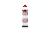 Lighthouse Vino Rack Iron Lighthouse Bottle Holder Decorative Vino Bottle Holder for Collectors, Home Bar