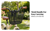 Adjustable Straps Metal Mesh Basket Buckle Fasteners Metal Wire Bike Basket