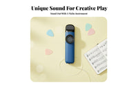 Easy to Play Plastic Kazoo Includes Lanyard and 8 Membranes Guitar Accompaniment Instrument Long-Lasting ABS Material for Beginners