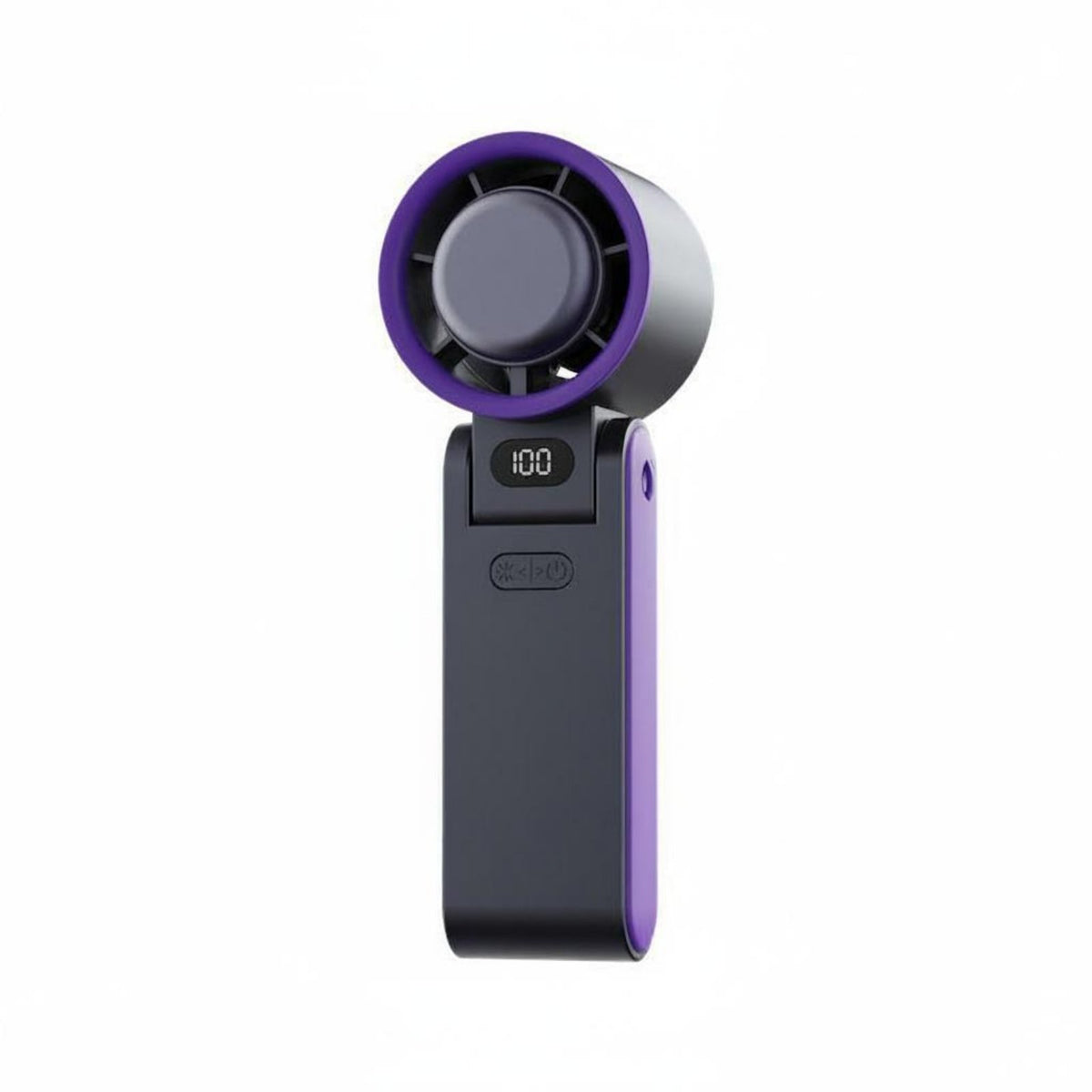 Strong Wind Foldable Handheld Fan Adjustable Speed USB Rechargeable Fan Multi-Functional Design Long Battery Life for Outdoor, Travel, Office
