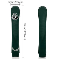 PU Leather Golf Cover Waterproof Alignment Cover  Sleeve Embroidered Sports Accessory for Golfers