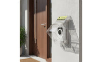 Doorbell Chime Cover Transparent Rain Cover Clear for Homeowners, Outdoor, Front Door