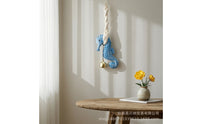Seahorse Decor with Bell Coastal Seahorse Hanging Ornament Marine for Entryway