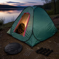 Automatic Pop-Up Hexagonal/Square Camping Tent - UV Protection, Waterproof, Insect-Proof, Portable for Outdoor Travel