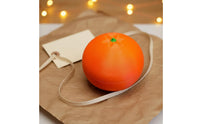 Transformable Design Transforming Orange Fidget Simulation Fruit Stress Relief Orange Container Trinket Box for Office, Home