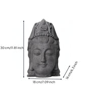 Buddhist Statue Carved Buddha Statue Outdoor Meditation Sculpture for Courtyard Styling