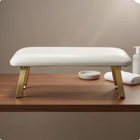 Cushioned Manicure Bench Slimline Folding Hand Rest Nail Salon Hand Rest Portable Beauty Tool Stable