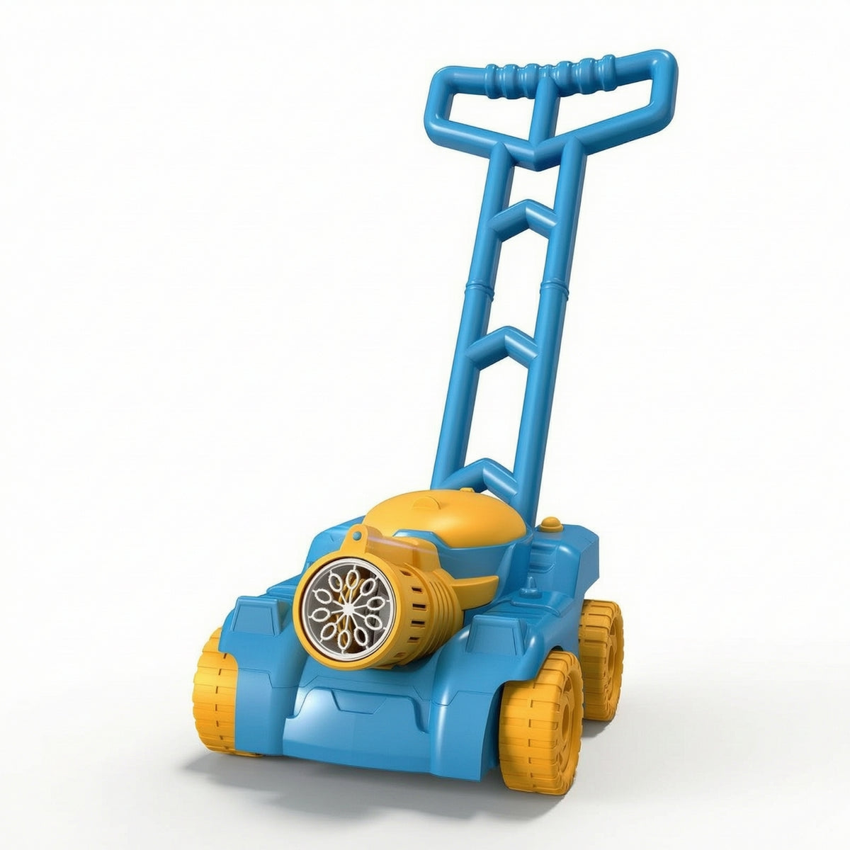 1 Piece Push-and-go Bubble Machine Bubble Mower Bubble Machine Toy Bubble Blower Easy-to-steer Handle Non-toxic Material Suitable for Active Play Family Gathering