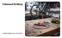 Cycle Gear Selector Wire Bike Inner Gear Selector Wire Bike Inner Brake Wire High Tensile Strength for Workshop