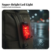 LED Bike Waterproof Cycle High Brightness Intermittent Beacon for Cyclists, Pet Owners, Bicycling, Camping