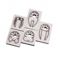 5 Pieces Leather Keychain Die  Set Crisp-Cut Leather Keychain Cutting Die Set for DIY Crafts