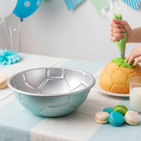 Soccer Cake Pan Anodized Finish Hemispherical Cake Pan Open Top