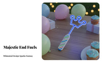 Illuminated Crown Glow Stick Colorful Lighting Luminous Fairy Glow Stick Flashing Crown Toy Battery Powered Multicolor