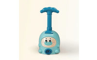 Manual Balloon Launcher Toy Balloon-Powered Car Long-Lasting Air-Powered Car Reusable for Preschoolers, Toddlers, Playroom