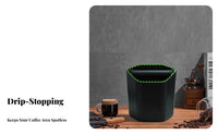 Sturdy ABS Plastic Coffee Knock Box Large Capacity Espresso Knock Box Easy to Clean for Coffee Professional S, Cafe, Restaurant