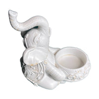 Vintage Thai Creative Elephant Candle Holder Resin Craft Wedding Home Decoration