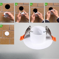 Air Conditioner Hole Cover Snug Wall Hole Cover with Spring Clips Blocking Hardware for Renters, Rental Apartments