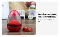 Mountain Eruption Hourglass Creative Design Mountain Eruption Egg Unique Gift Volcanic Motion Bubbler for Students, Adults, Desktop, Study Room