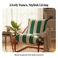 Woven rearrest Armchair Sturdy Frame Indoor Seating Ergonomic Design for Balcony