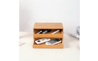 Solid Wooden Desk Organizer with Drawers Sturdy Desktop Organizer with Drawers Long-Lasting Storage Box Smooth for Office