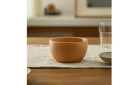 Beech Wood Bowl Natural Wooden Serving Bowl Retro for Dining Table