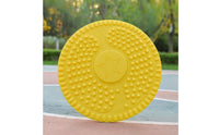 Waist Twisting Disc Floor-Mounted Waist Rotator Twisting Plate Heavy-Duty Rotator Plate Textured for Outdoor Gyms, Parks