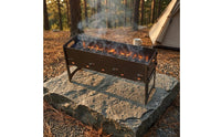 Portable Briquette Grill Folding Outdoor Gear Easy Assembly