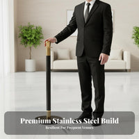 Thickened Pole Stainless Steel Stanchion Post Non-Slip Base Rope Stanchion Stable Performance Classic Post and Rope Barrier Collision Resistant for Event Organizers, Venue Managers, Museum Curators, Museums, Art Galleries, Airports, Banks