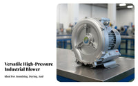 High Pressure Whirlwind Blower All-Copper Engine Side Passage Blower Manufactu Circular Air Blower Die-Cast Aluminum Housing Low