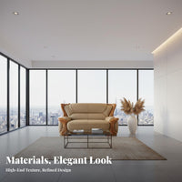 Wood Frame Leather Sofa New Chinese design Living Room Furniture Top-Grain Cowhide Couch for Luxury Shoppers, Homeowners, Villa, Large Apartment, Study