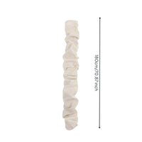 2 Pieces Chandelier Chain Cover Natural Cord Cover with Hook and Loop Closure Textile Cable Sleeve Neutral Rustic