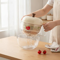 Salad Centrifugal Vegetable Manual for Countertop, Home Cooks