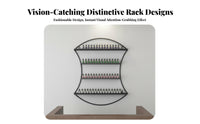 On the mountedMounted Nail Polish Mounted Areasaving Nail Polish Mounted Rack Easy Installation Display Shelf for Salon Owners, Home Users, Spa