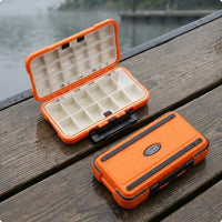 Fishing Accessory Box Transparent Lids Double Sided Tackle Box Plastic Storage Organizer Sturdy Divider Case Clear