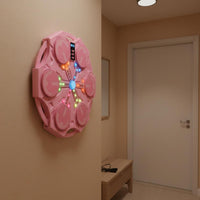 Digital Display Music Boxing Machine Easy Installation Electronic Wall Punching Target Stress Relief for Children, Beginners
