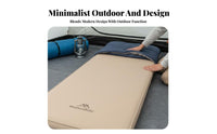Inflatable Camping mattress distinctive Cheese Pattern automaticInflating Camping Mat Thick Cushioning Air Mattress for Campers, Hikers, Hiking, Backpacking, outdooring