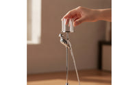 Bird Candle Holder Tabletop Candle Holder with Glass Cup Silver-Finished Candlestick for Display Shelf