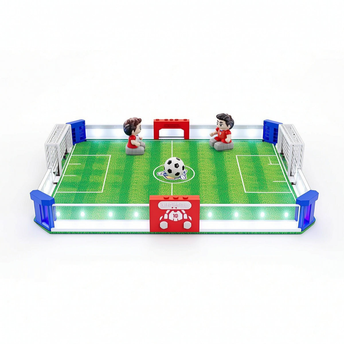 Electronic Soccer Robot Board Game Set Fast-Paced for Families