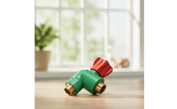 Thickened Angle Valve with Handwheel Pressure-resistantProof Angle Shut-off Valve Straight-Through Compact for Homeowners, Plumbers, Kitchen, Bathroom, Water Heater