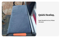 Thickened Electric Tricycle Seat Cushion Non-Slip Faux Seat Cover Cold-Proof for Commuters, Drivers, Daily Commute, Outdoor